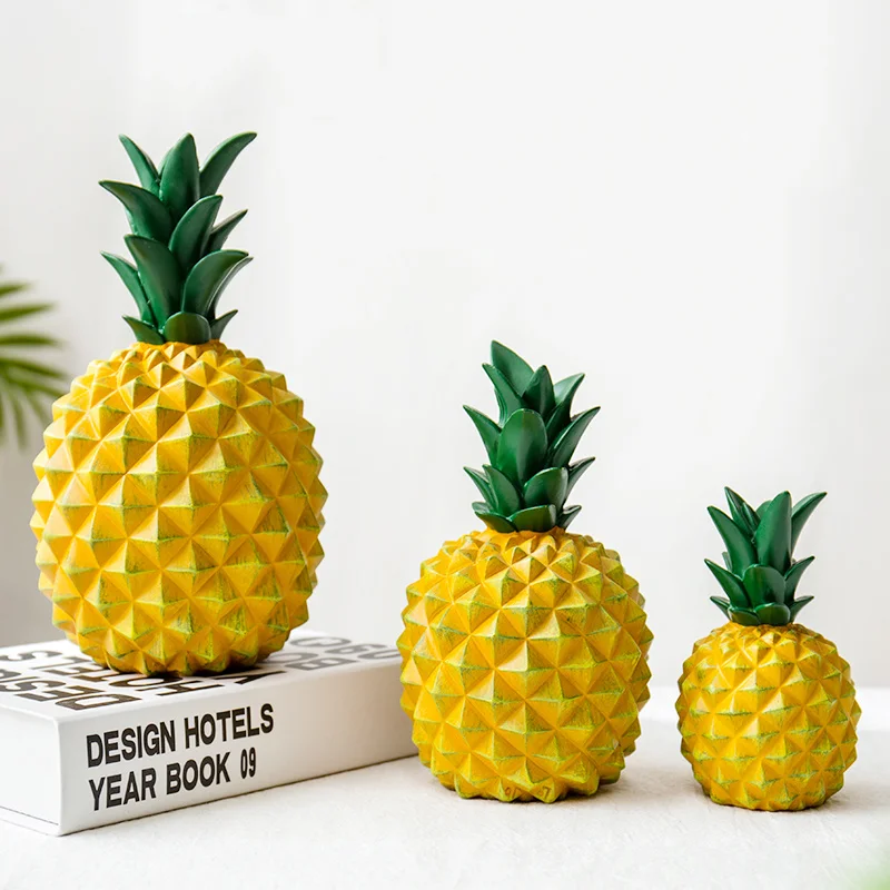 

Скандинавский домашний декор, копилка с ананасами, украшения из смолы, винный шкаф, украшение для дома, комнаты, украшение для хранения, коро...