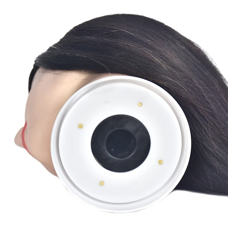 100% настоящие натуральные человеческие волосы для обучения головы манекена с