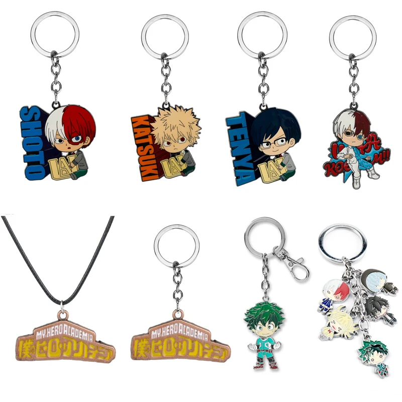 Брелок моя геройская Академия Tenya/Shoto/Izuku брелок металлический мультяшный кулон