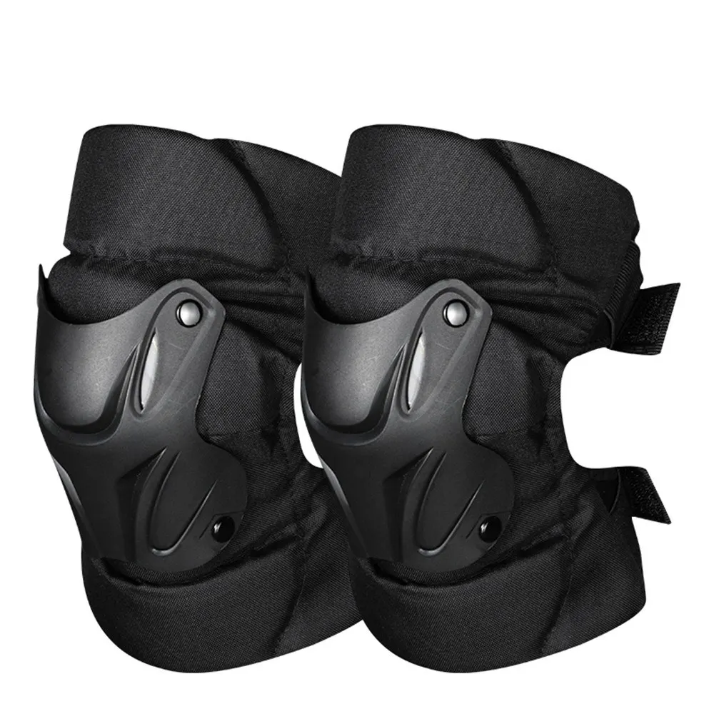 

2Pcs Adult Knee Pads Adjustable Knee Cap Pads Protector for Motorcycle Cycling Racing Outdoor Active