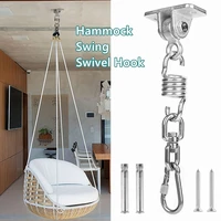 fashion hammock chair fixed buckle kit 360 degrees rotatable swing hanging hardware tools