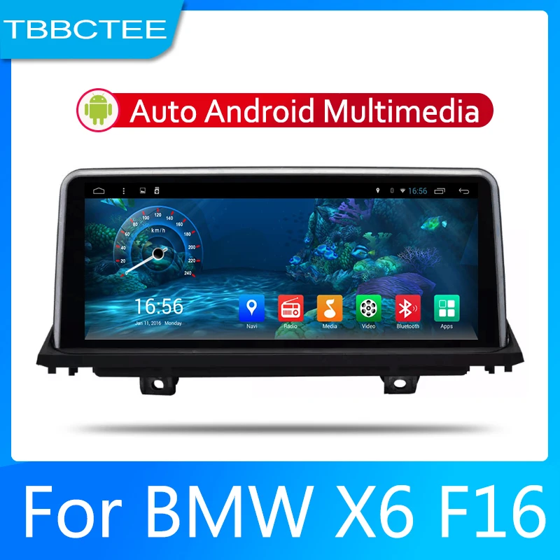 Для BMW X6 F16 2014 2015 2016 2017 2018 1080P IPS ЖК экран Android 8 Core Car Radio BT 3G4G WIFI AUX USB GPS Navi