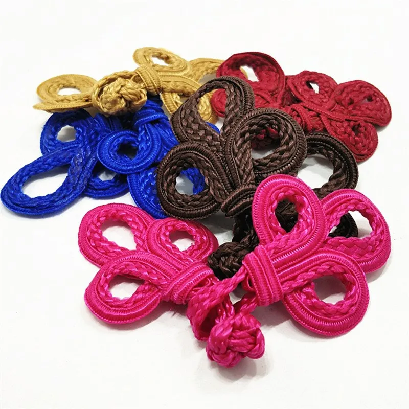 5 пар/упак. китайская лягушка застежка Пуговицы узел Cheongsam традиционное рукоделие