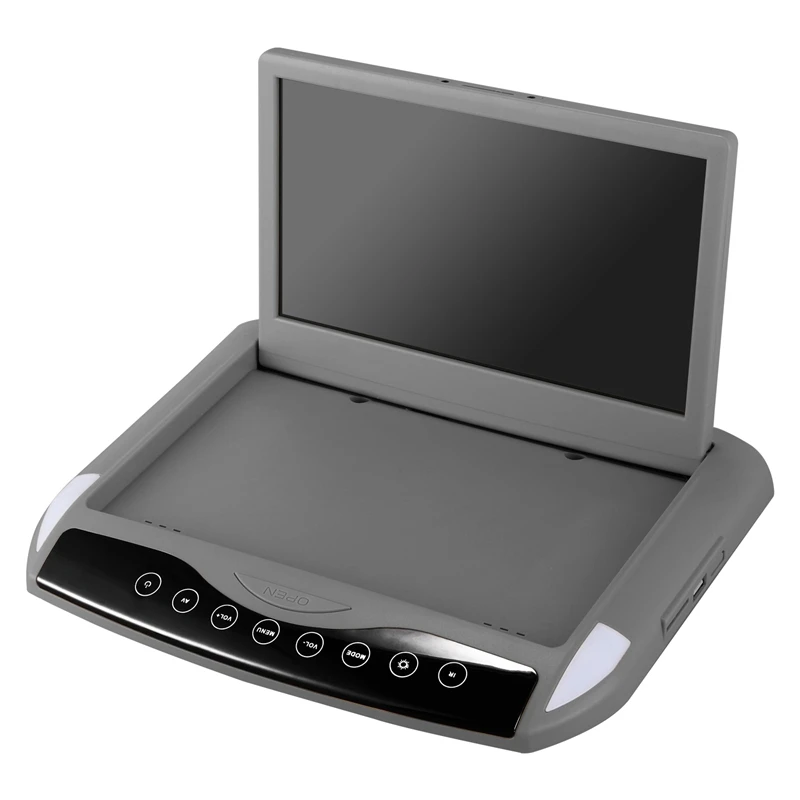 Ультра тонкий 10 1 дюймов крыше автомобиля монитор потолочное крепление флип вниз