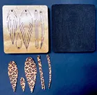 Деревянная форма для сережек деревянная форма YY701 совместима с большинством высекальных изделий вручную