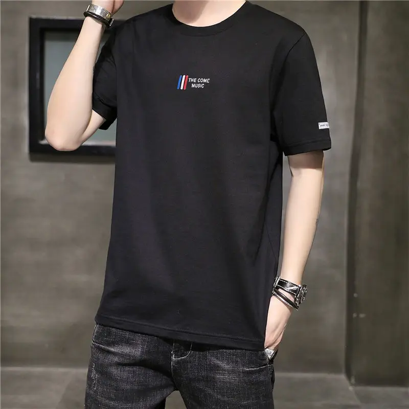 

Navy Oversized Men Custom Print Uniform Company Diy Team T-shirt Photo Logo Text Printed T shirt Punk Hip Hop Mens Tees Top