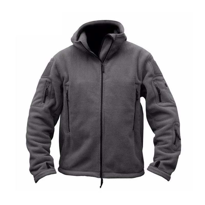 

Spring Autumn Men Tactical Jacket Men's Fleece Military Jackets and Coats Males Outdoor Thermal Windbreaker Hooded Jackets