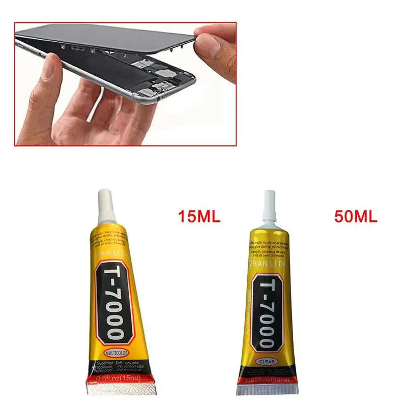 

15/50 ml Adhesive Glue T7000 Glue Phone Repair Adhesive DIY Super Liquid Frame Clear Screen Glue Glue LCD J5C2