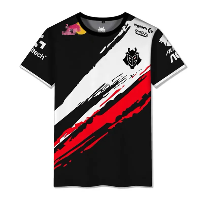 

2021 Men's Summer New Miracle Legend G2 Uniform T-shirt Personalized Personalized 3D Casual Sports Shirt Short Sleeve Clothing