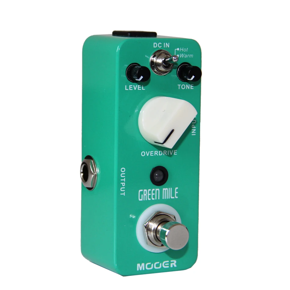 Mooer Зеленая микро Гитара Эффект мини Overdrive педаль эффектов для электрогитары
