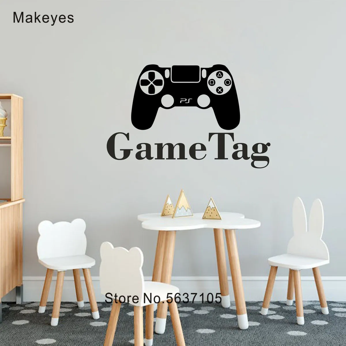 

Makeyes пользовательское имя настенный игровой стикер персонализированные имена для мальчиков Спальня Настенный декор дома детская комната украшения настенные виниловые Q493