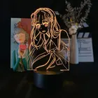 Ночник Re Zero, начало жизни в другом мире, 3D ночник, управление Bluetooth, японское аниме, доставка персонажей, Прямая поставка, Delineascope