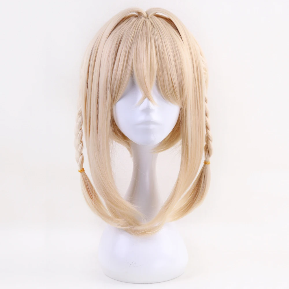 Парик для косплея аниме фиолетовый Evergarden термостойкий синтетический Хэллоуина