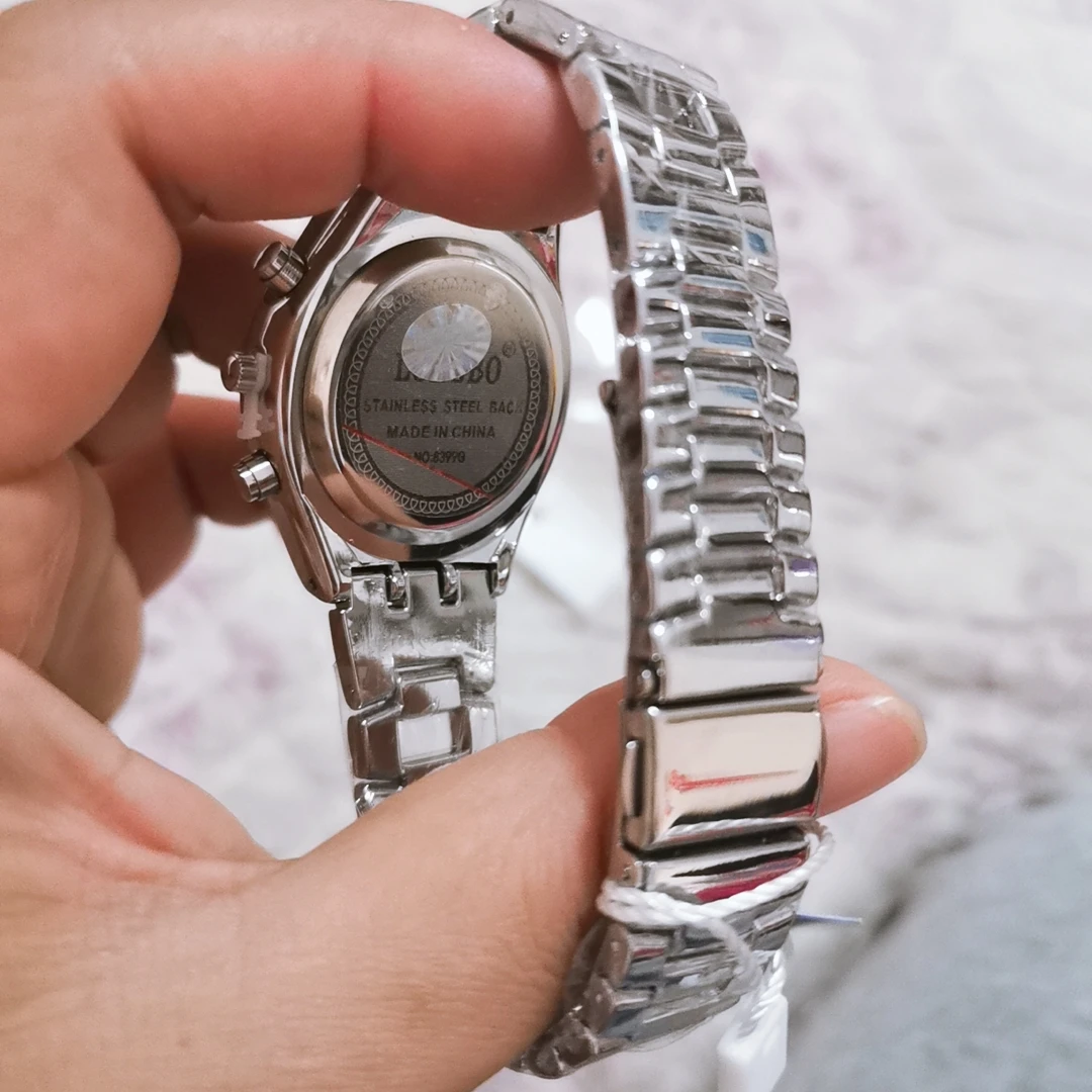 

2021 Hot Luxury Brand Women Watch Ladies Waterproof Quartz Strap Stainless Steel Reloj Mujer Pink Watch 3 Eyes Elegant gift