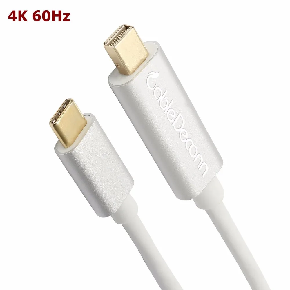 Видеокабель с портом type-c на mini displayport dp 4K 60 Гц для Macbook pro 2017 Pro 2016 мониторы dell xps 1 8 м |