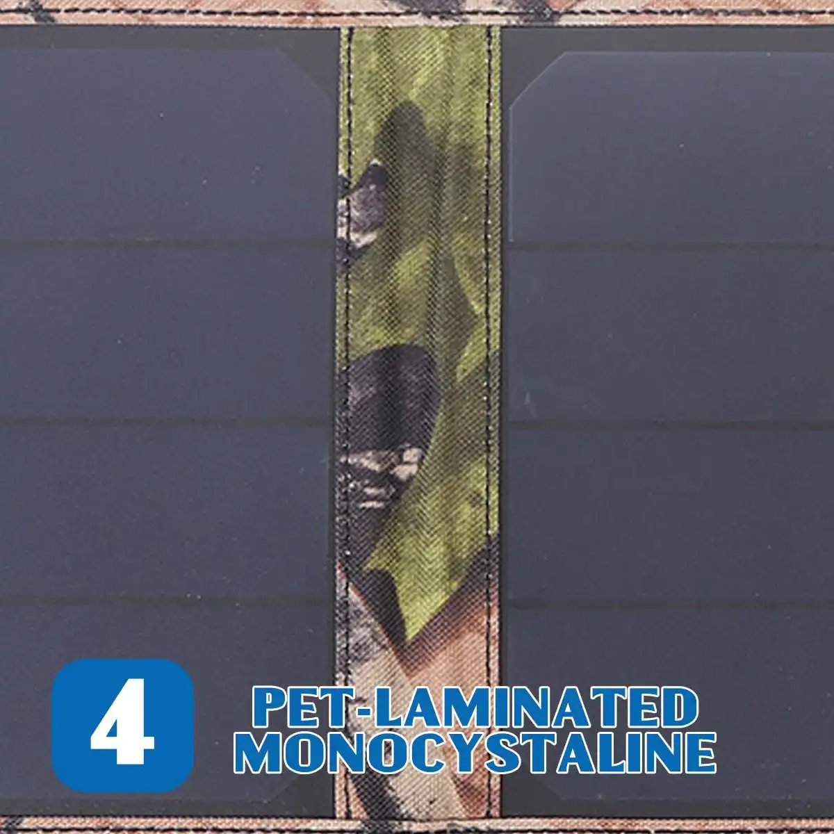 Складной рюкзак с солнечной панелью 30 Вт 5 В USB камуфляжный для кемпинга и походов