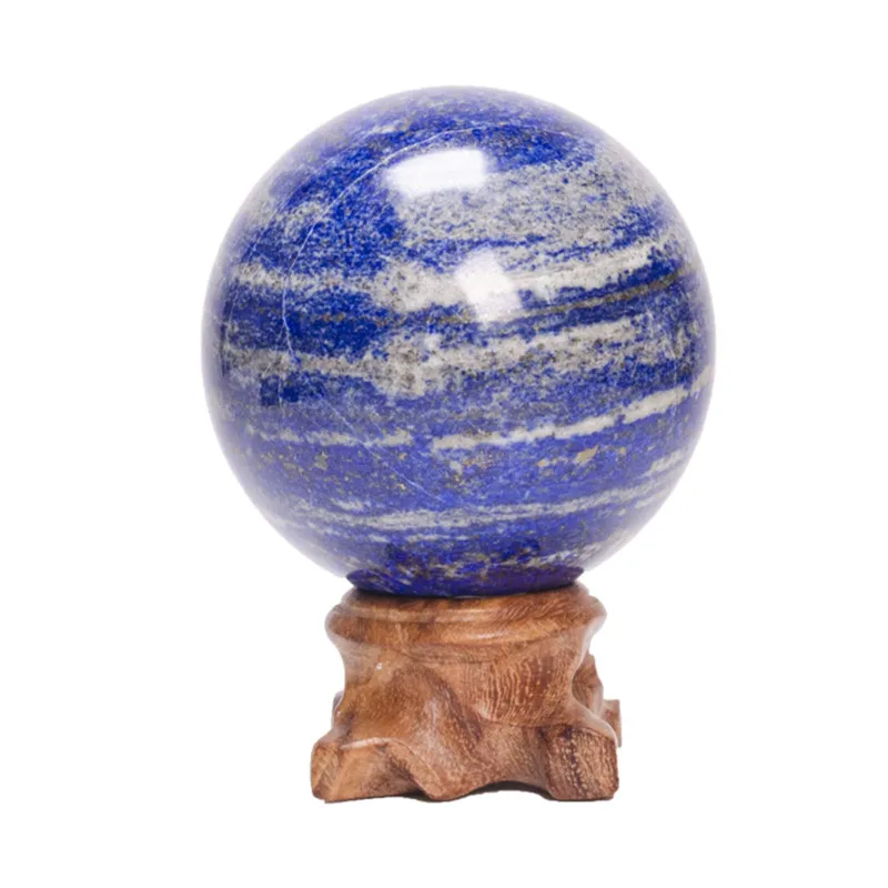 1pc 40mm 50mm 60mm 70mm Natural Polished Lapis Lazuli Crystal Quartz ball Sphere for decorative |