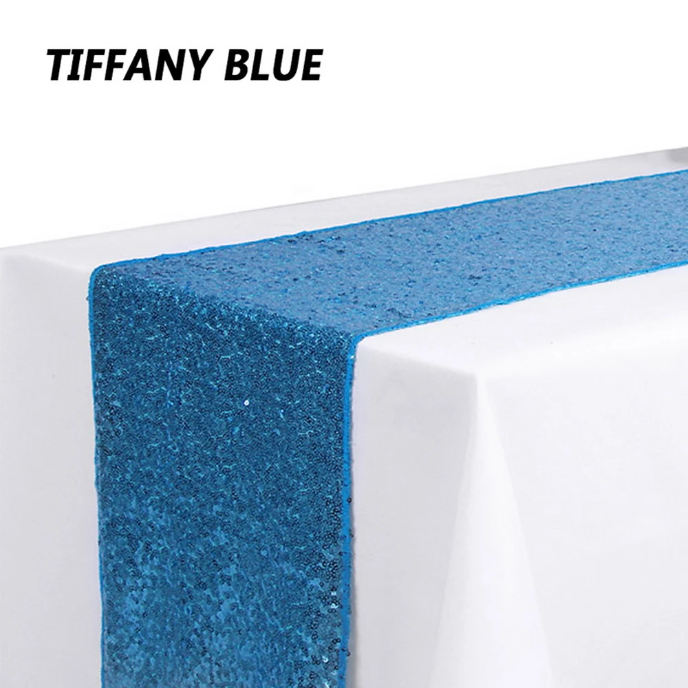 Light blue 30x180 Современная настольная дорожка s для свадьбы, открытая кухонная настольная дорожка для украшения дома, Настольная дорожка s и скатерти - Цвет: Light blue 30x180
