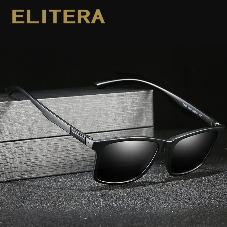

Мужские солнцезащитные очки ELITERA, прямоугольные поляризационные очки в квадратной оправе из пластика TR90 с зеркальным покрытием, для вожден...