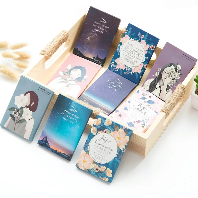 1 упаковка (50 шт.) натуральная льняная поглощающая пленка ткани случайный