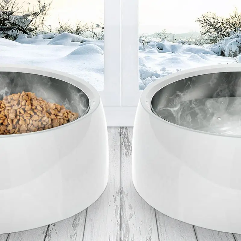 

1.5L Smart Heated Pet Bowl with Anti-slip Bottom Constant Temperature High Capacity Outdoor Dog Cat Thermal Water