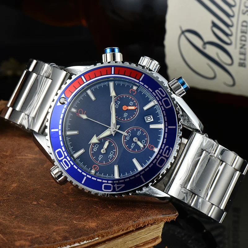 

Top Brand AAA Watch Men's Quartz Watch Steel Band Waterproof Calendar Watch Business Casual Men's Watch