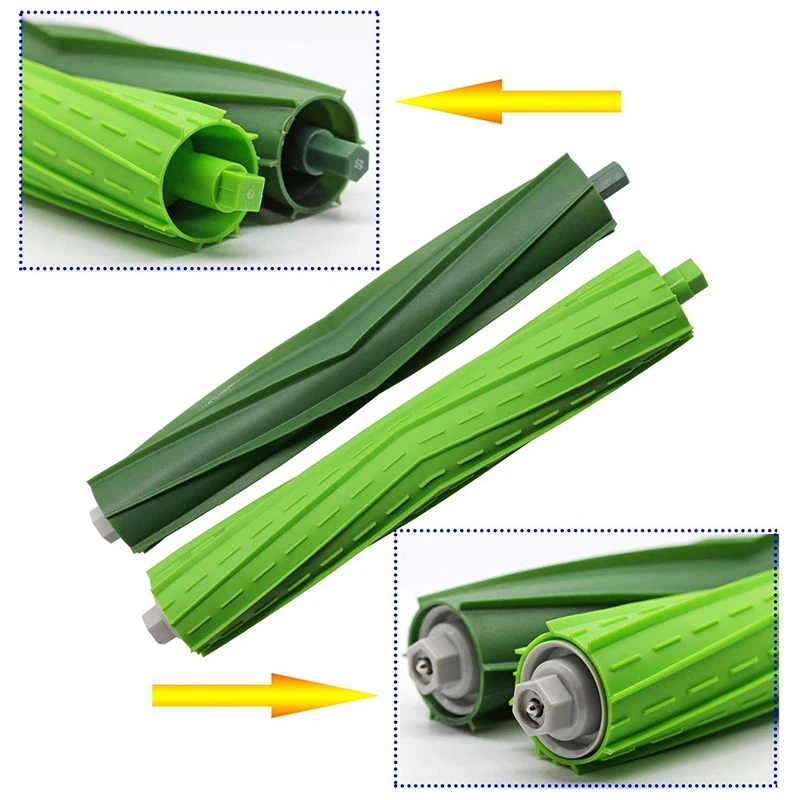 

Promotion!10PCS Hepa Filter Side Brush for IRobot Roomba E5 E6 I7 I7+ with 10Pcs Parts Filters for IRobot Roomba I Series I3