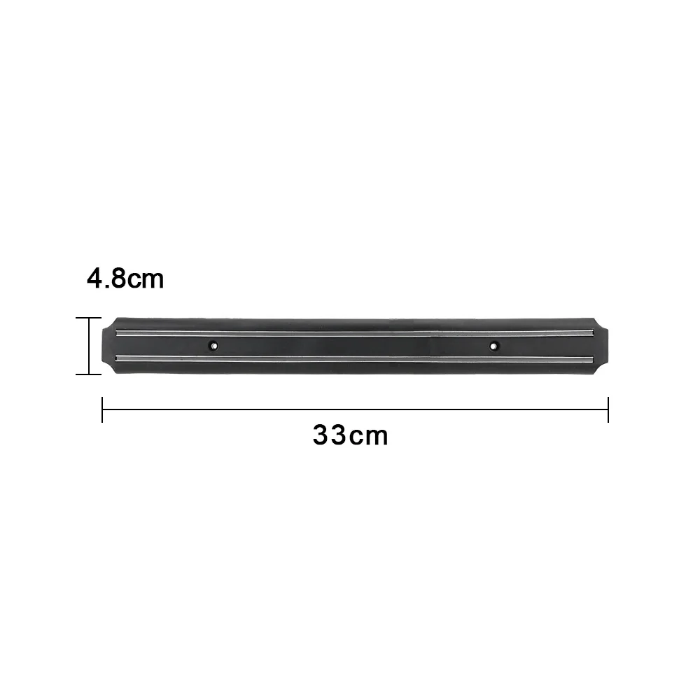 

Black Wall Mount Magnetic Strip Knife Holder 33-55CM Magnetic Knife Holder For Metal Knife Kitchen Bar Knife Storage Block