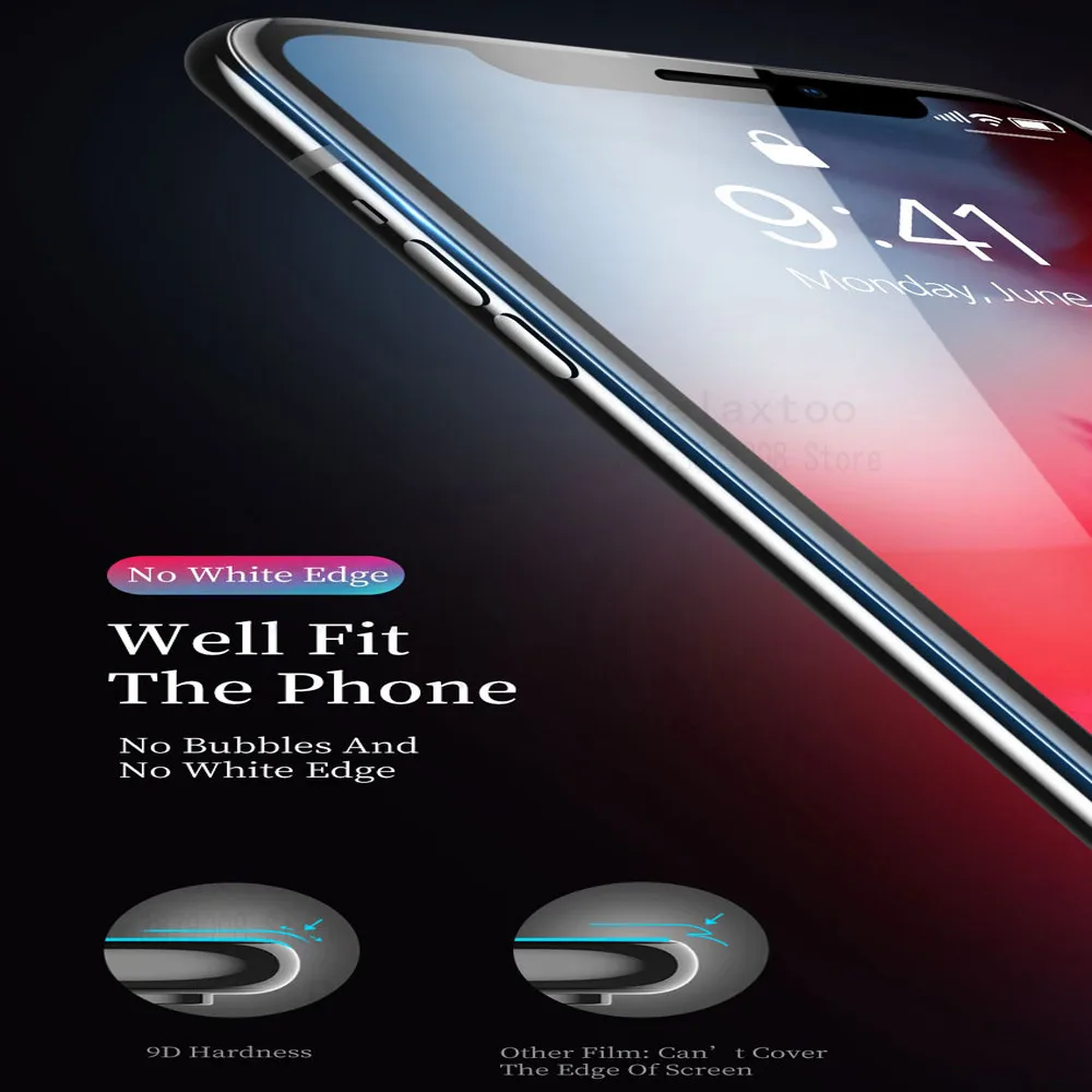 2 шт Полное покрытие закаленное стекло протектор экрана для iPhone 12 Pro Max 9H ifon ihone