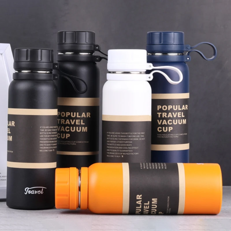 

1100ml Thermos Bottle Portable Outdoor Vacuum Flask Cup For Men/Women Large Capacity Sport Leak-Proof Thermal Mug Tea Coffee Cup