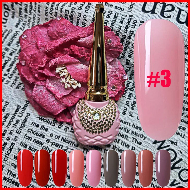 RF 12 мл Гель-лак для ногтей здоровый цвет розовый Гибридный лак Полупостоянный