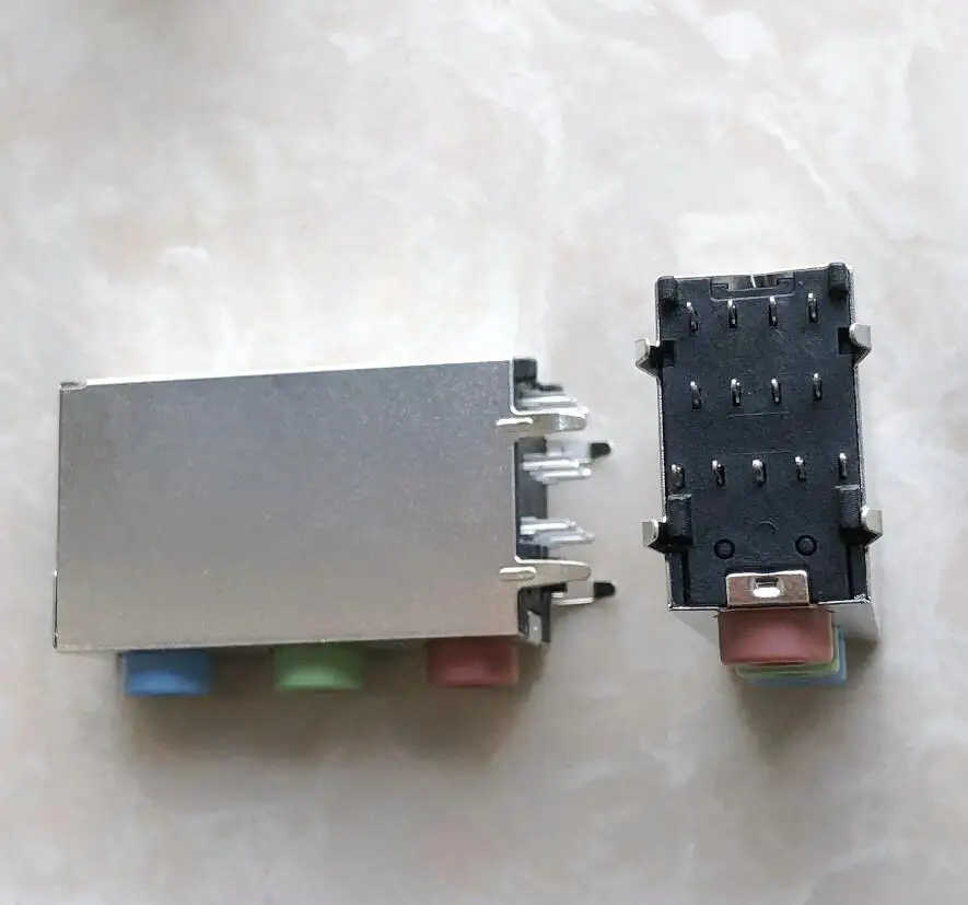 Для новых 3 отверстия аудио разъем красный зеленый и синий гнездо настольный