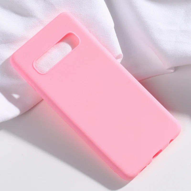 Чехол для Samsung Galaxy S10e чехол карамельного цвета мягкий телефона S10 Lite e силиконовые