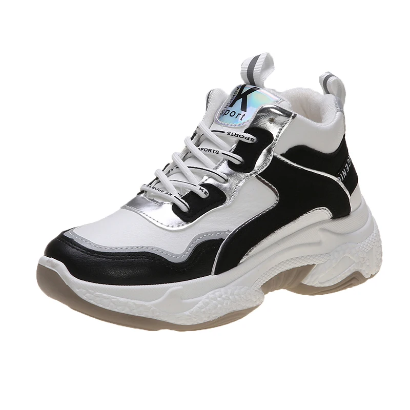 2020 Весенняя женская модная обувь Светоотражающие Кроссовки Повседневная на