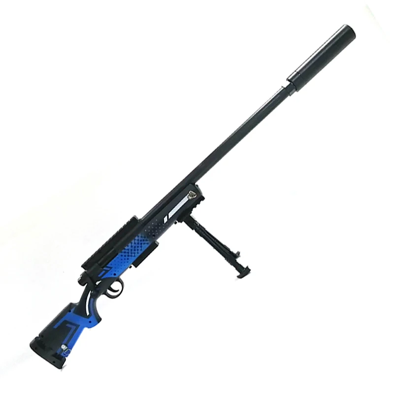 M24 безопасный снайперский игрушечный пистолет 86 см воздушный мягкий водяной пули для стрельбы глушитель наружные игрушки снайперское оружие страйкбол воздушные пистолеты