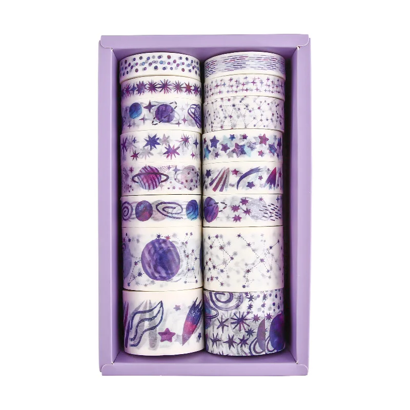 

Mohamm Washi Masking Tape Set Girl Star Sky Gift Creative Scrapbooking Stationary School Supplies Girl Decoration