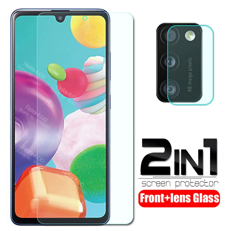 Защитное стекло для объектива камеры 2 в 1 Samsung Galaxy A41 a415F sm a 41 6 дюйма защита экрана