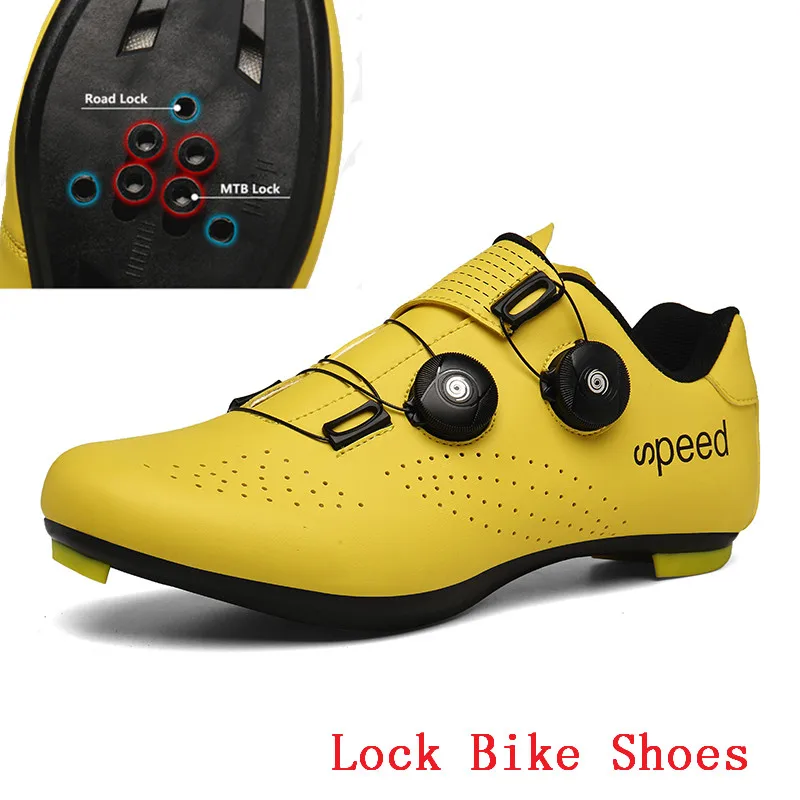 Zapatos de ciclismo para hombre, calzado deportivo para bicicleta de montaña, con...