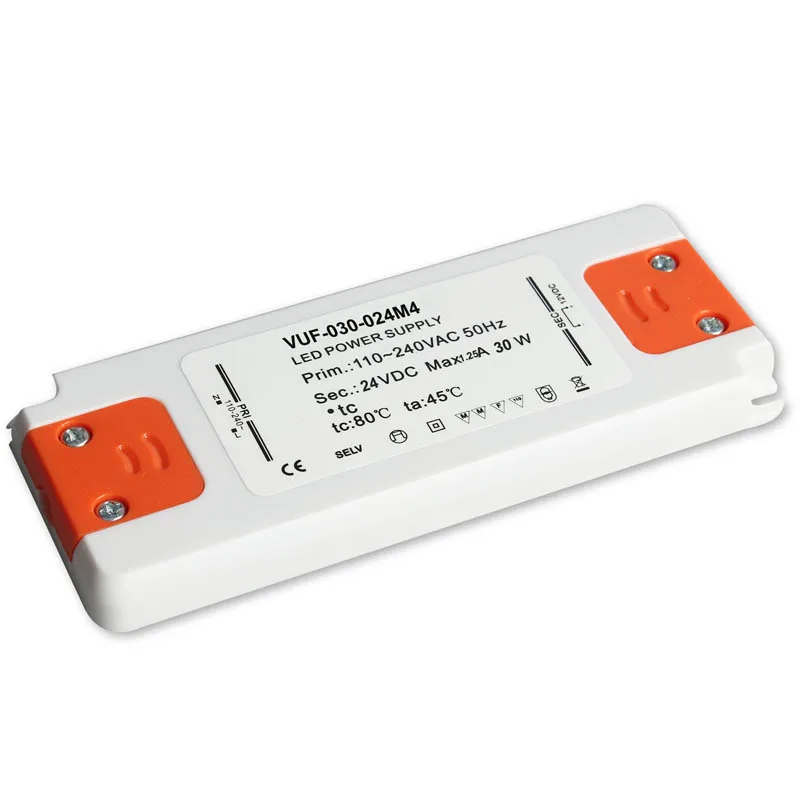 Тонкий адаптер драйвера светодиода + пульт дистанционного управления 40 Вт мини