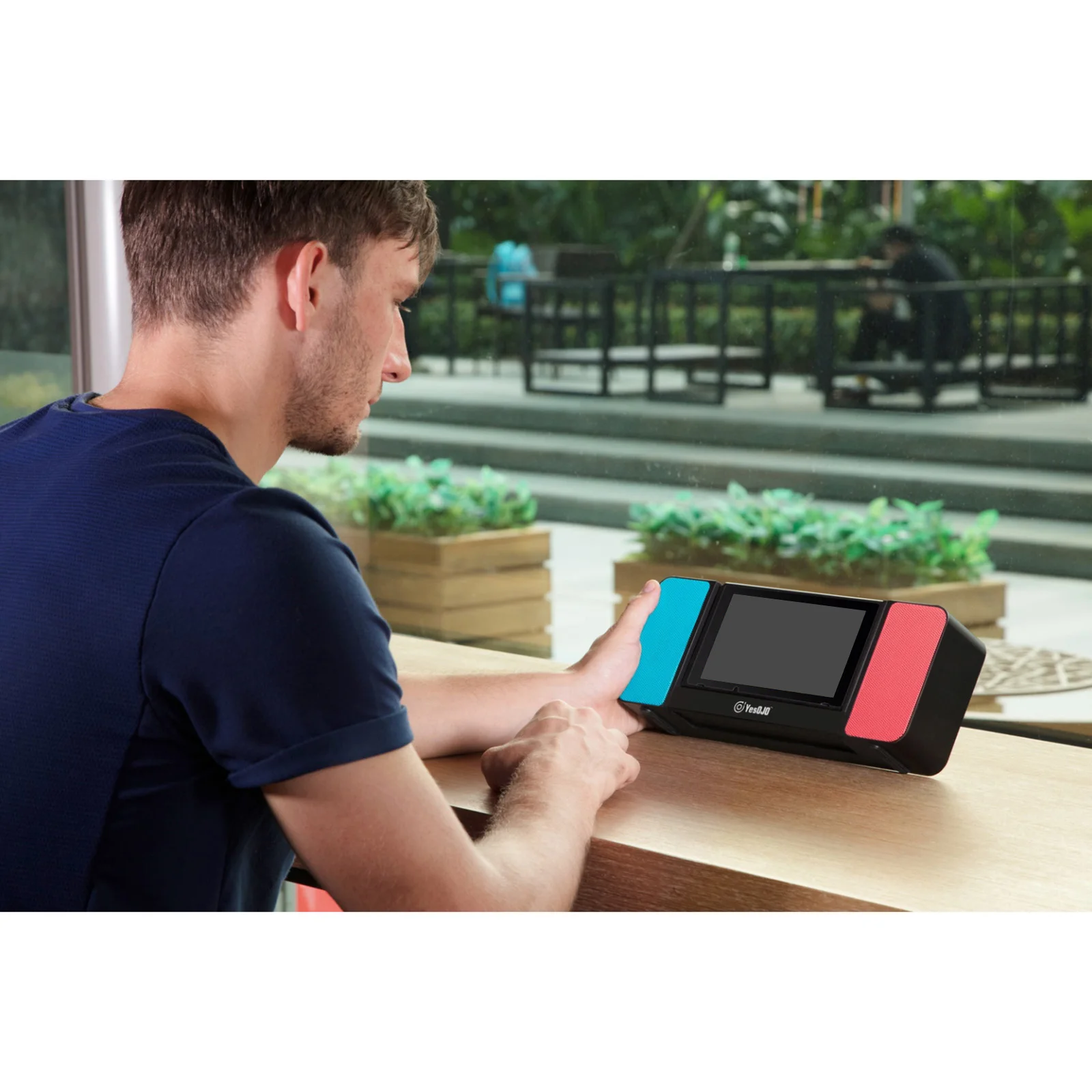 Goedkoop Nieuwe Bluetooth Draagbare Speaker Dock Speaker Voor Nintendo Switch Luider Volume Clear Stereo Geluid 25 Uur Spelen DOM668