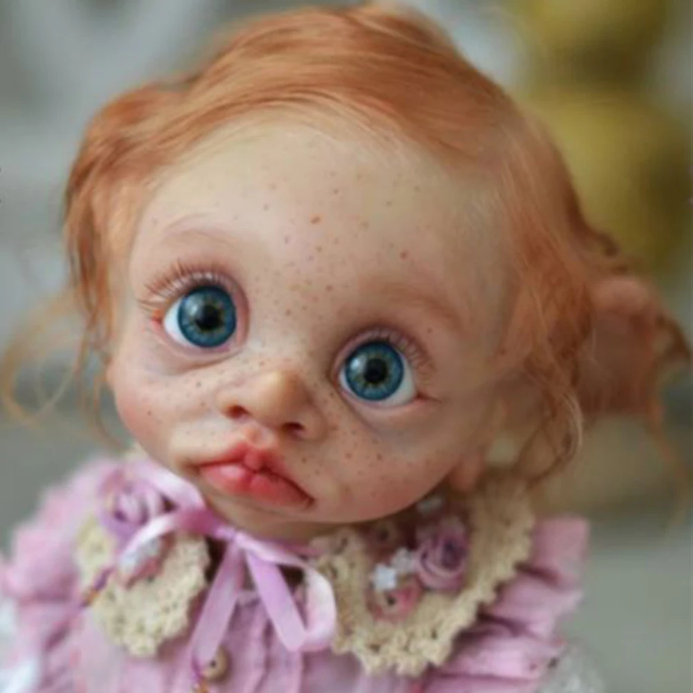 

17inch Tinky Baby Gift Unpainted Lifelike Soft Touch Reborn Doll Kit Vinyl Head DIY Blank Dolls Birthday Gift Eyes Not included