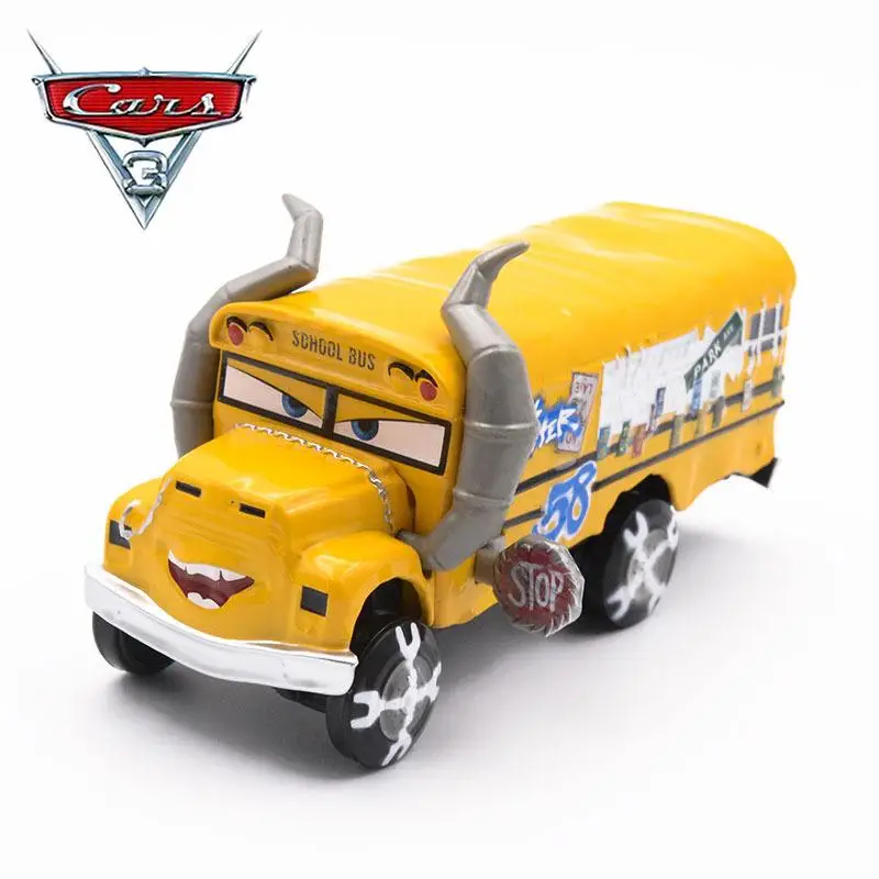 Disney Pixar Cars 3 Oversized Deluxe Diecast Collection Miss Fritter Metal Alloy Model Car Collection Toy Gift For Children