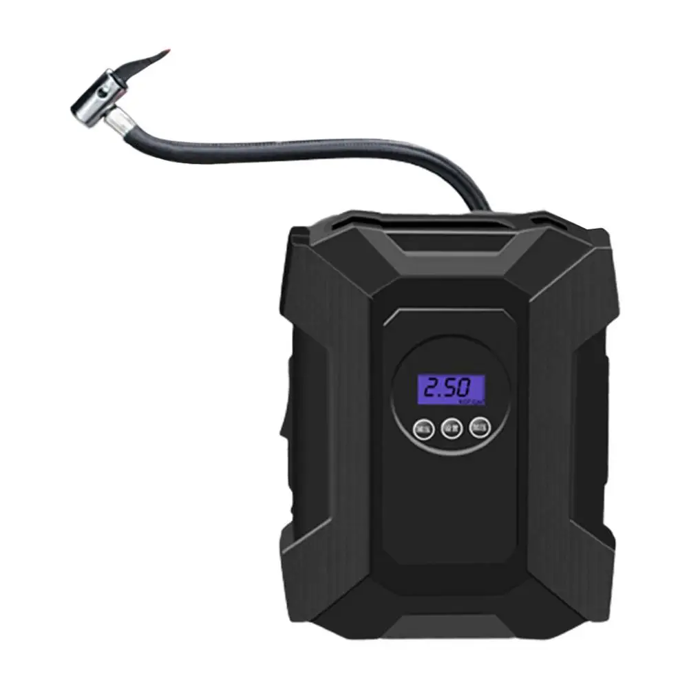 

Car Air Compressor Iatable Pump With Emergency LED Lamp 12V Smart Digital Tire Pressure Detection For Motorcycle Bicycle Bike