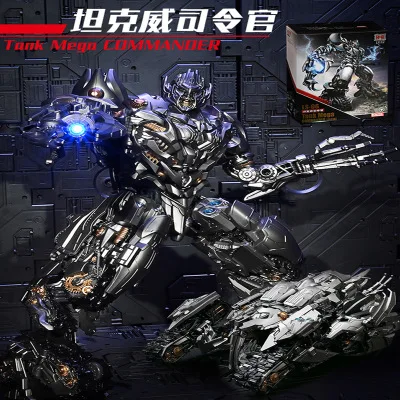 

Black Mamba Deformation Toy King Kong Alloy Genuine Super Tank Megatron Hornet DynaSky Robot Model