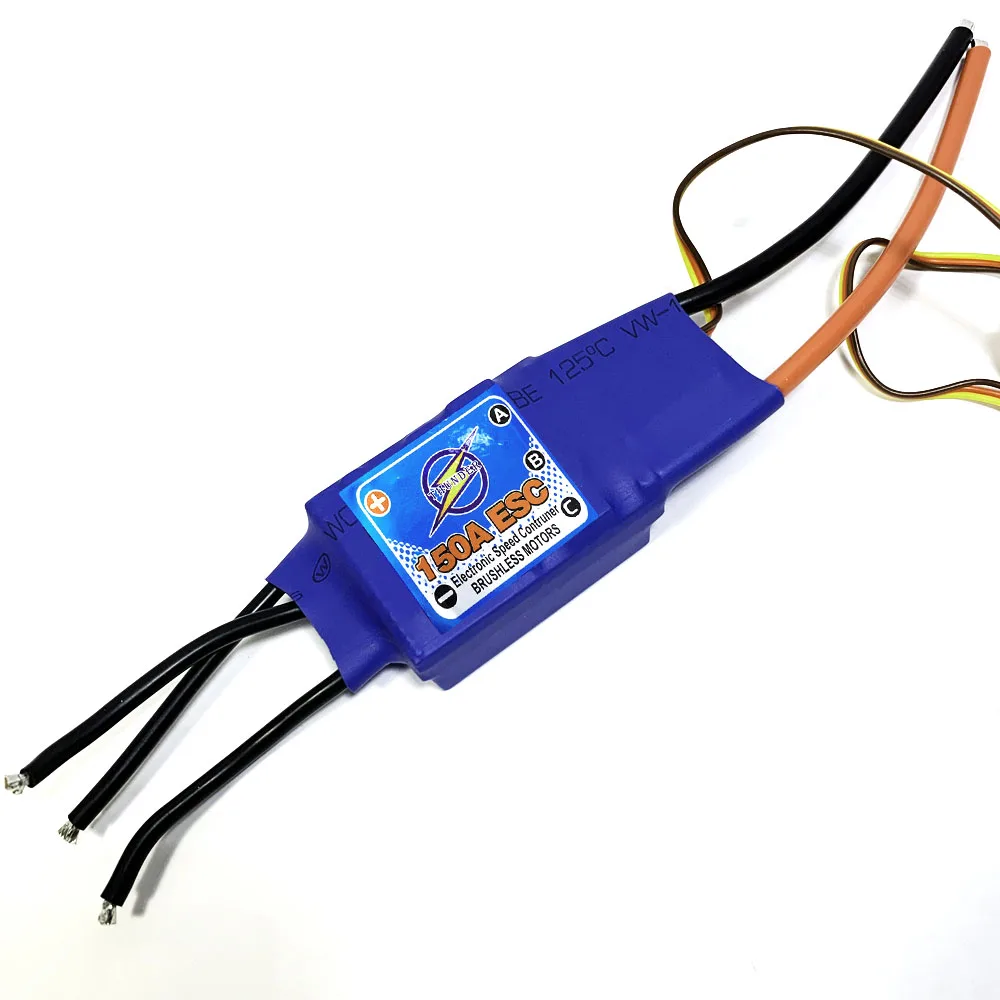 Контроллер скорости электродвигателя BJT 150A 2-6S с бесщеточным Мотором ESC для