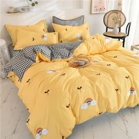 adults bedding set bed linen set 2345pcs duvet cover bed flat sheet pillow case single full queen king family size