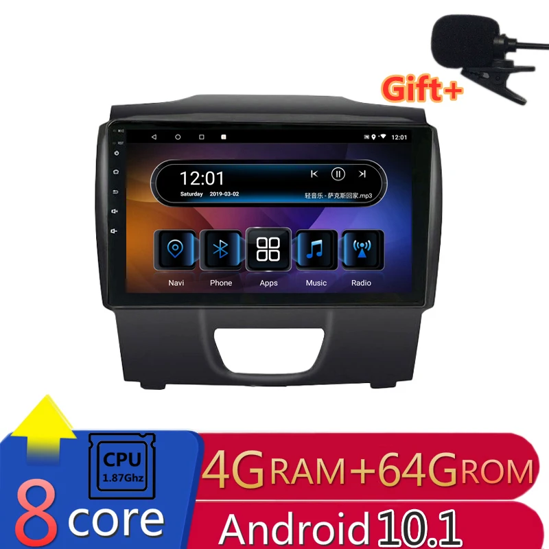 Автомагнитола 9 &quot 4 Гб ОЗУ 8 ядер Android DVD GPS навигация для Chevrolet Trailblazer Colorado S10 Isuzu D-max