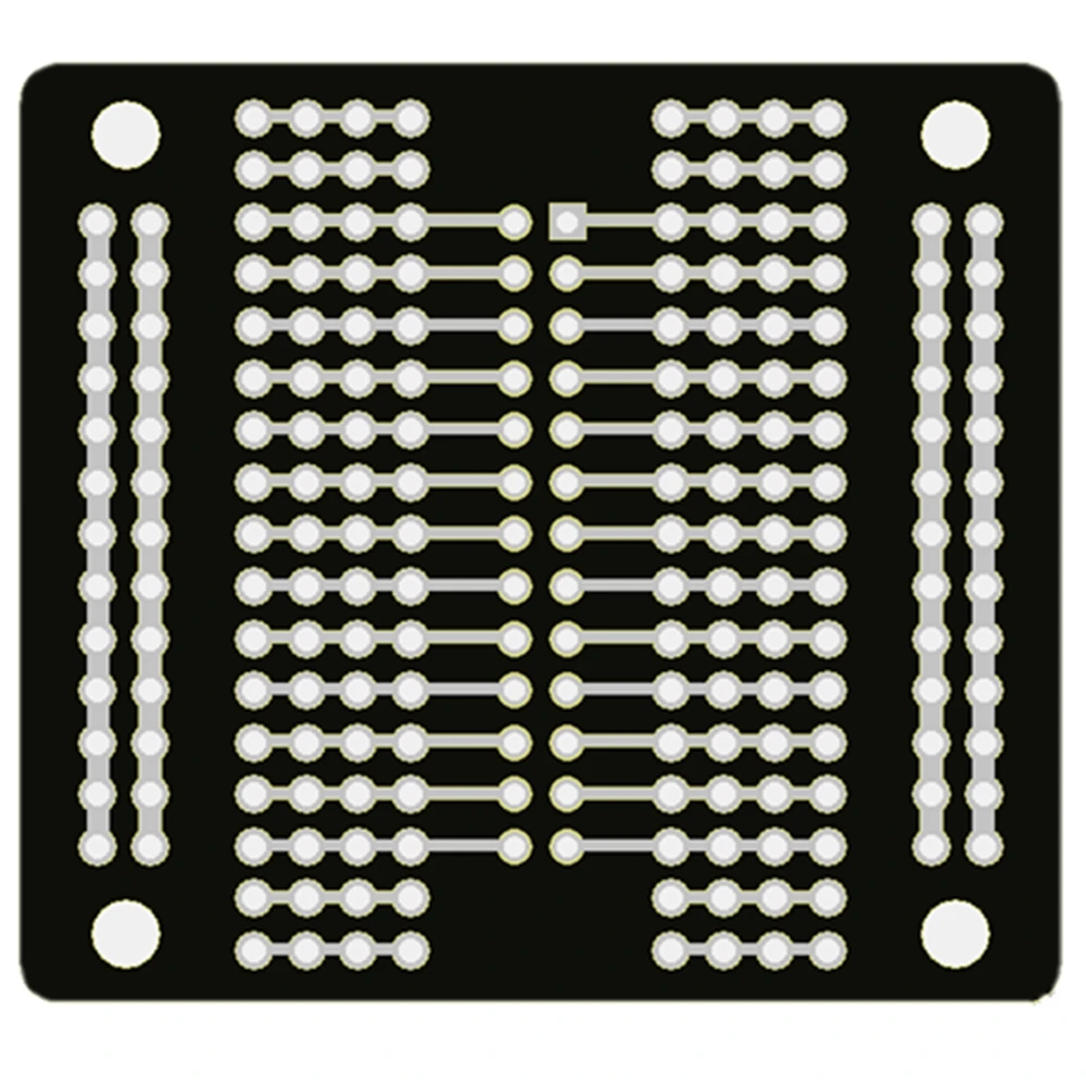 Малый размер Perma-Proto макетная плата Pcb Прототип платы для Raspberry Pi (комплект из 5) |