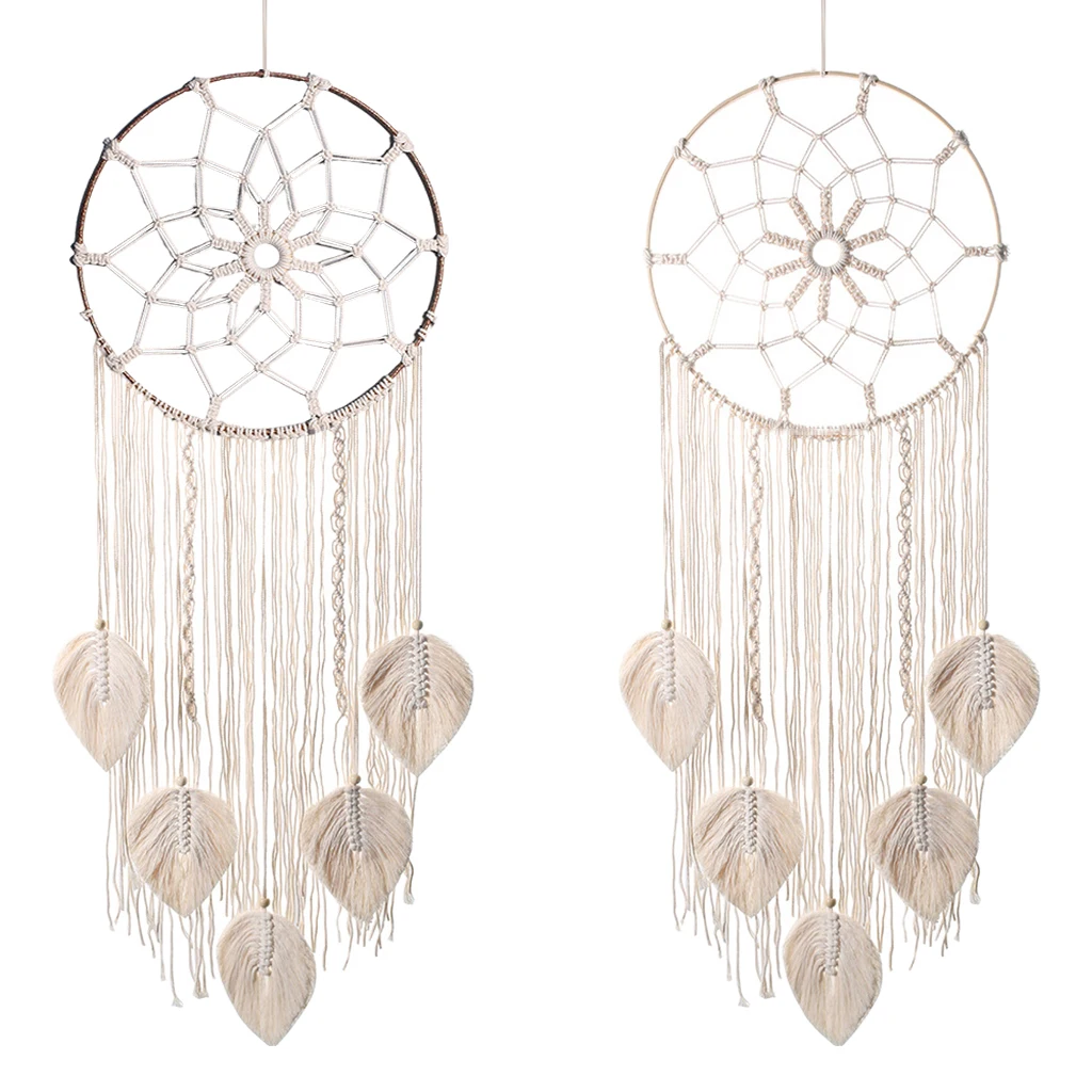 

Плетеный вручную гобелен, настенный подвесной художественный кулон макраме, украшение для дома