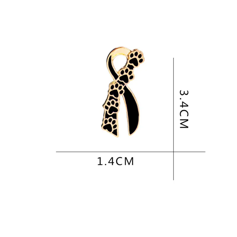 Брошь Бант Милая Собака Кошка коготь печать шарф эмалированная булавка памятные